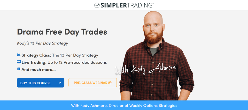 Simpler Trading – Drama Free Day Trades ELITE – Kody Ashmore-趋势跟踪之道Pro