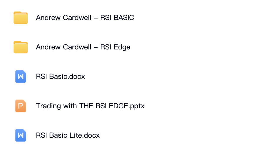 图片[2]-[Audio Course] RSI Complete Course Set by Andrew Cardwell-趋势跟踪之道Pro