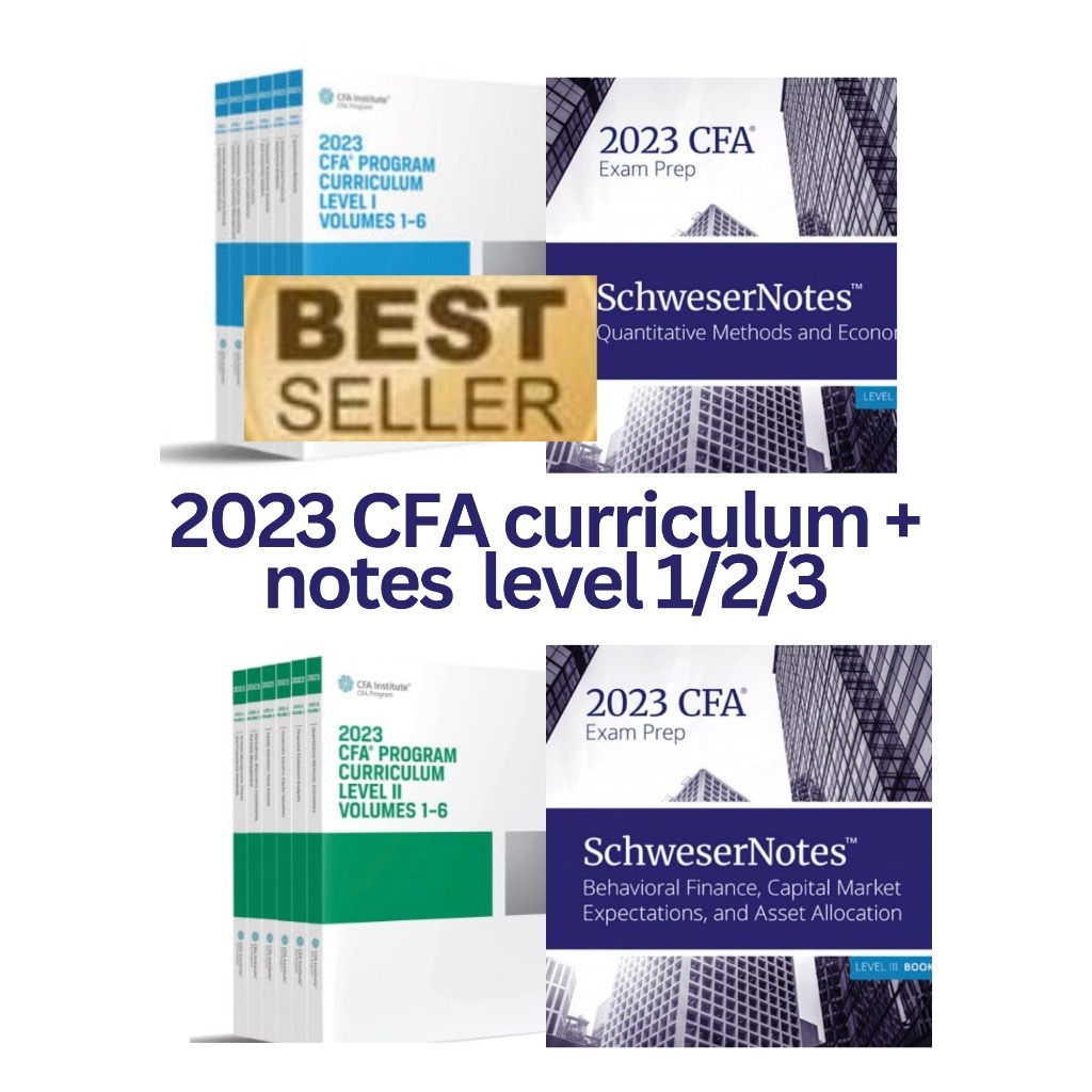 2023 CFA Schwesernotes & curriculum level 1/2/3-趋势跟踪之道Pro