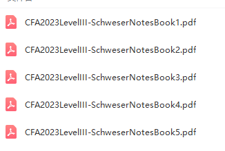 图片[2]-Schwesnernotes 2023 Level 3 CFA-趋势跟踪之道Pro