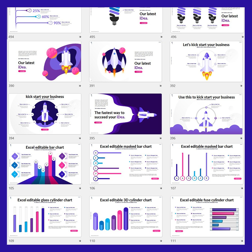 图片[6]-600+ Animated Microsoft PowerPoint Multipurpose KPI Data Charts Templates-趋势跟踪之道Pro