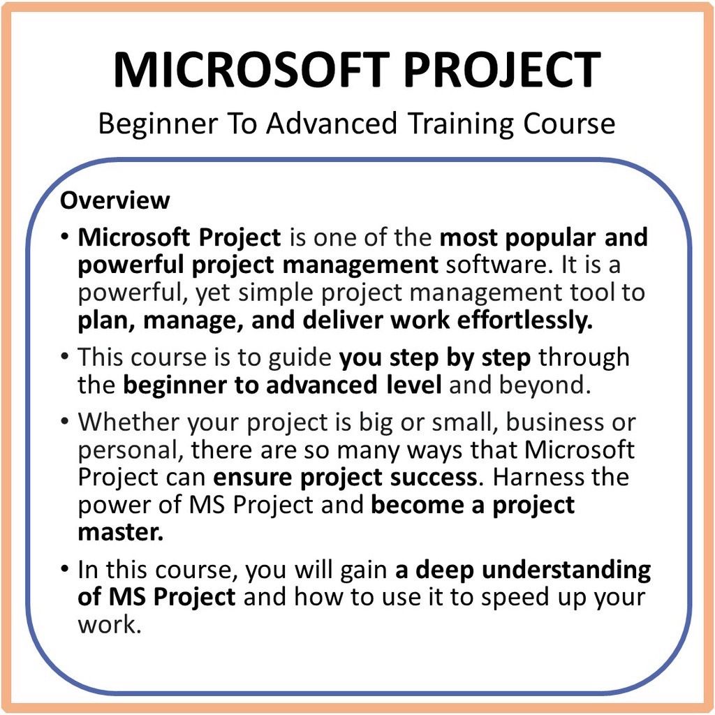 图片[2]-[Video Course] Microsoft Project - Beginner To Advanced Level Training Course [103 Lessons Video Tutorial]-趋势跟踪之道Pro