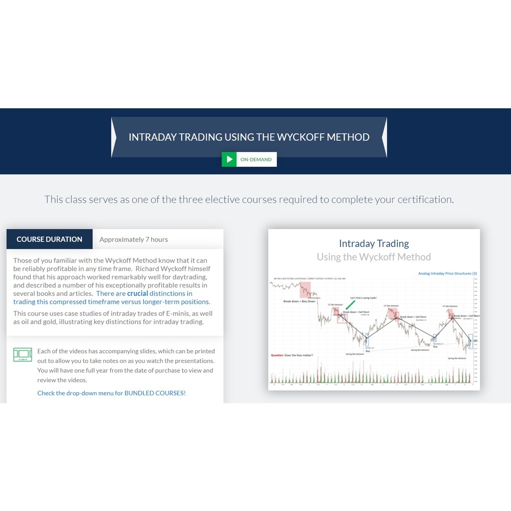 Wyckoffanalytics Intraday Trading Using the Wyckoff Method-趋势跟踪之道Pro