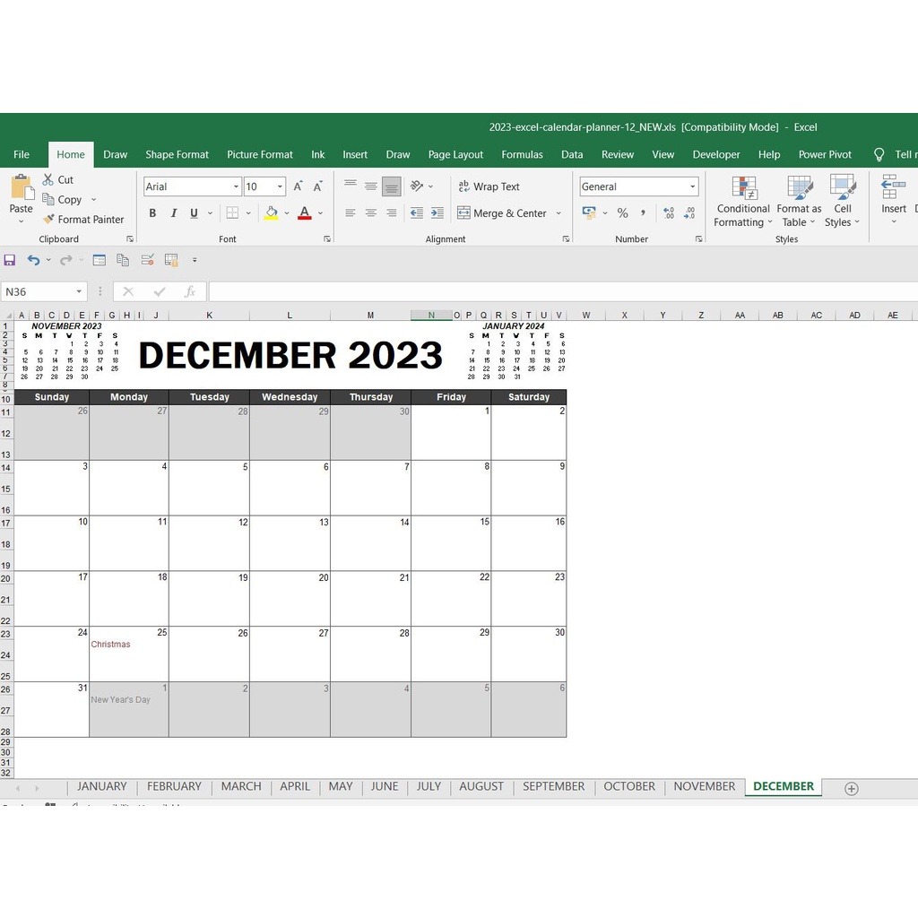 图片[2]-ALL-IN-ONE EXCEL TEMPLATES MS OFFICE : VALUE PACK, MUST BUY Now include 2023 Calendar-趋势跟踪之道Pro