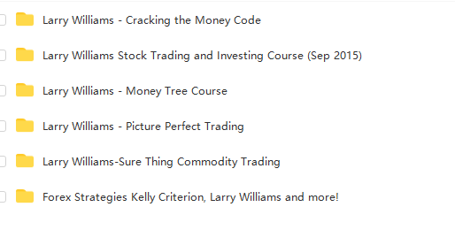 图片[1]-Larry Williams 6 Courses Combo-趋势跟踪之道Pro