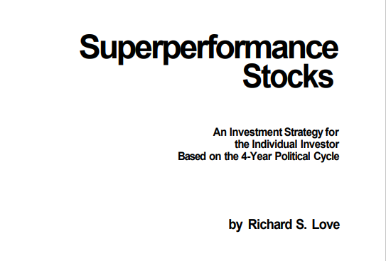 Superperformance Stocks by Richard S. Love 理查德勒夫的研究超级强势股特征-趋势跟踪之道Pro