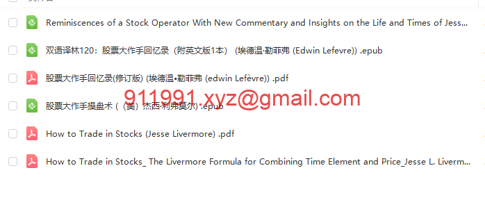 图片[1]-股票大作手操盘术+股票作手回忆录 中英电子书How to Trade in Stocks (Jesse Livermore) &Reminiscences of a Stock Operator-趋势跟踪之道Pro