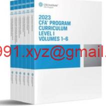 CFA 2023 Program Curriculum Level 1 Volume 1-6-趋势跟踪之道Pro