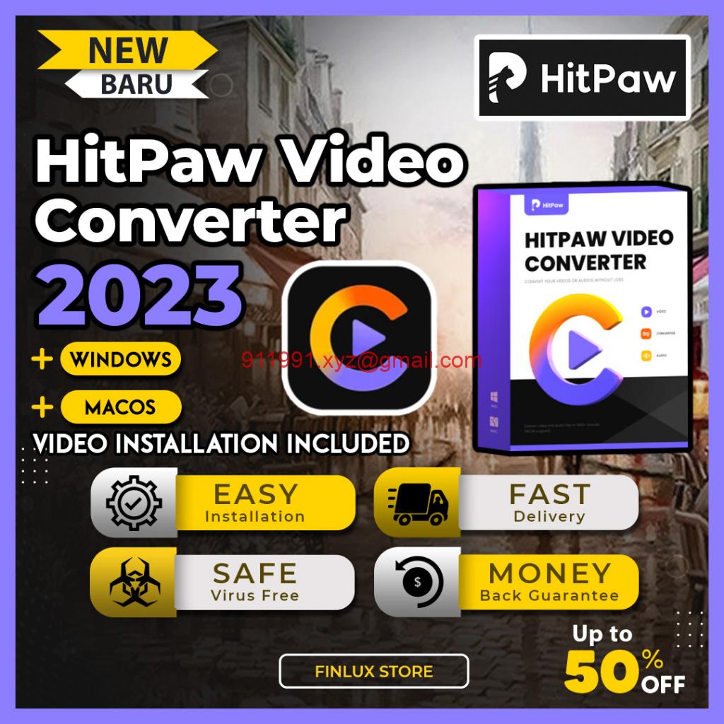 HitPaw Video Converter v2.6.1 Latest 2023 Lifetime For McOS-趋势跟踪之道Pro