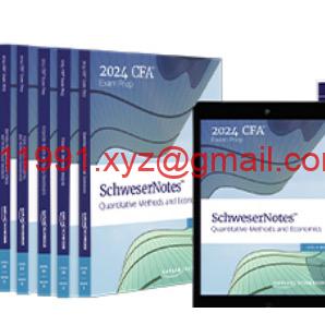 SchweserNotes CFA 2024 Level III - SchweserNotes Book 1-5 (Kaplan Schweser)-趋势跟踪之道Pro