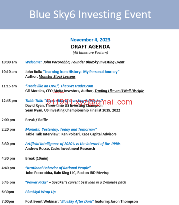 Video Recording_BlueSky event 6 Investing Event 投资大会视频20231104-趋势跟踪之道Pro