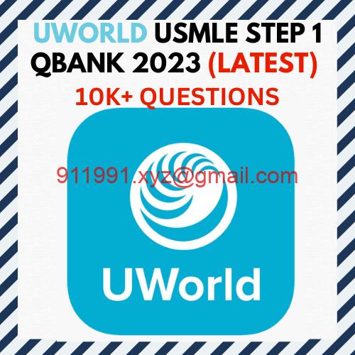 UWorld USMLE Step 1 Qbank 2023 QnA MBBS MD MCAT BMAT-趋势跟踪之道Pro