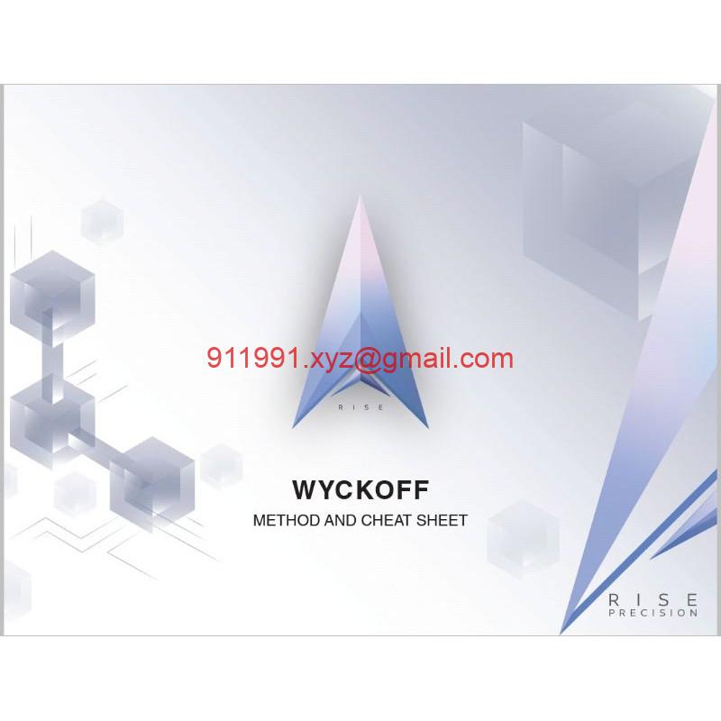 Wyckoff Method and Cheet Sheet-趋势跟踪之道Pro