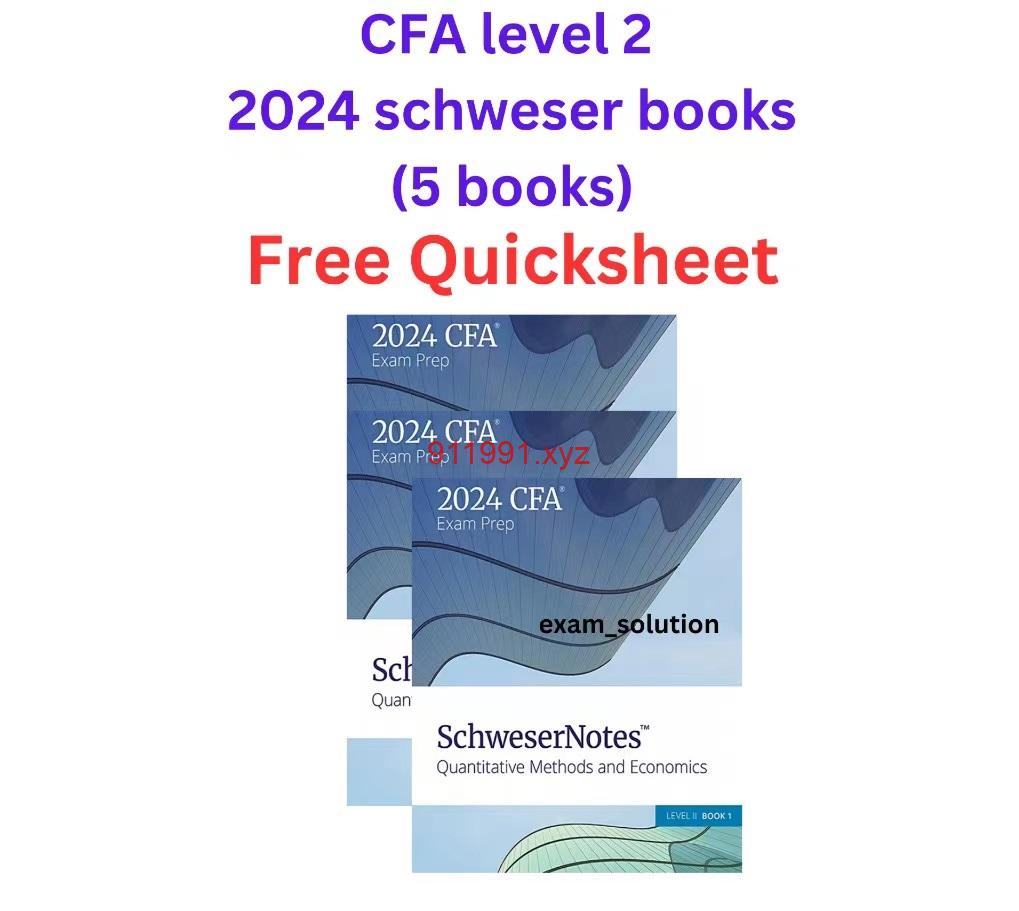 图片[2]-CFA level 1 2 3 2024 Schweser notes ( Free Quicksheet)-趋势跟踪之道Pro