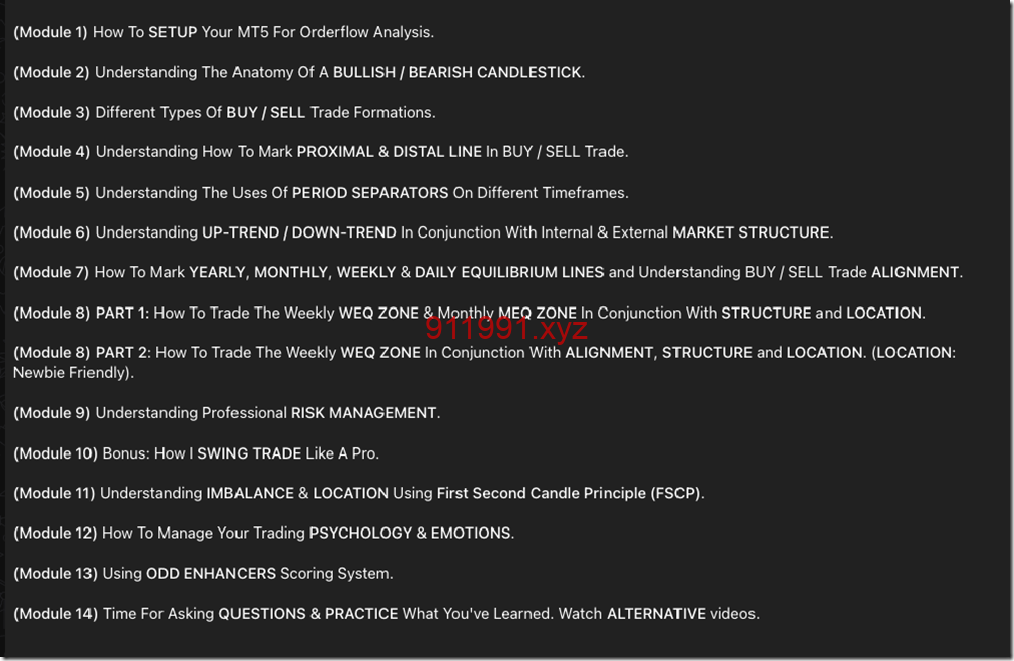 图片[1]-Gova Trading Academy – PRO COURSE Order Flow Strategy-趋势跟踪之道Pro