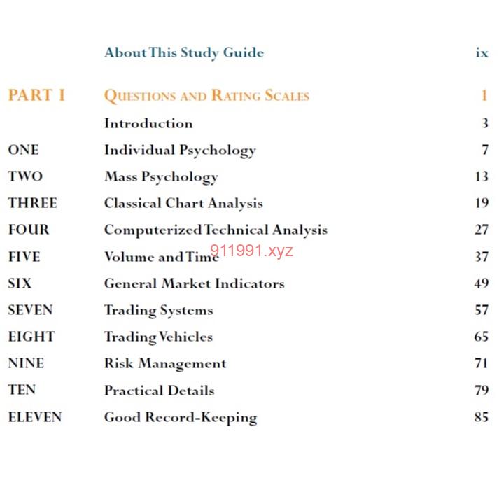 图片[3]-Study Guide for The New Trading for a Living by Dr Alexander Elder-趋势跟踪之道Pro