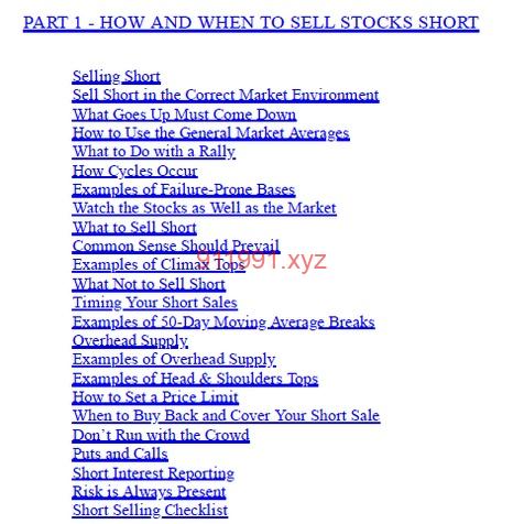 图片[1]-William O' Neil How to Make Money Selling Stocks Short-趋势跟踪之道Pro